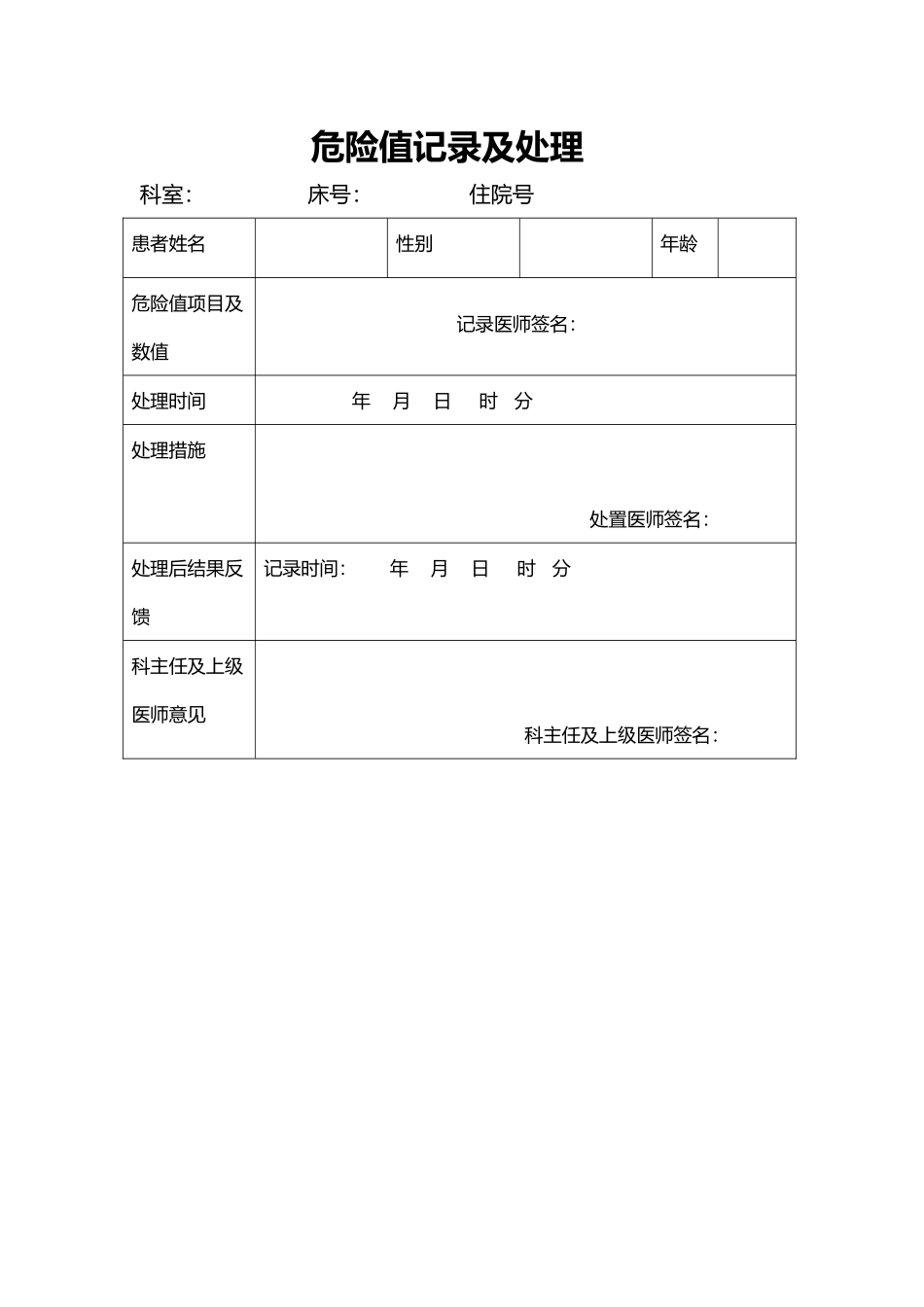 危急值记录及处理_第2页