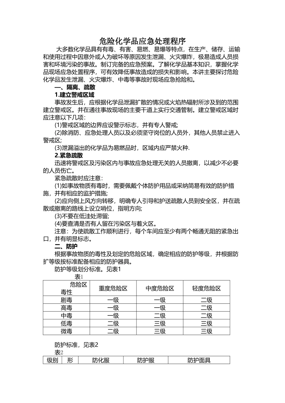 危险化学品应急处理程序_第2页