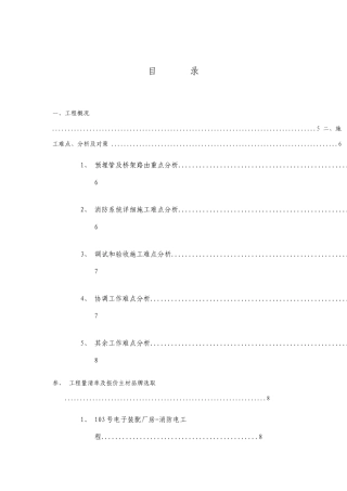 厂房消防工程施工组织设计