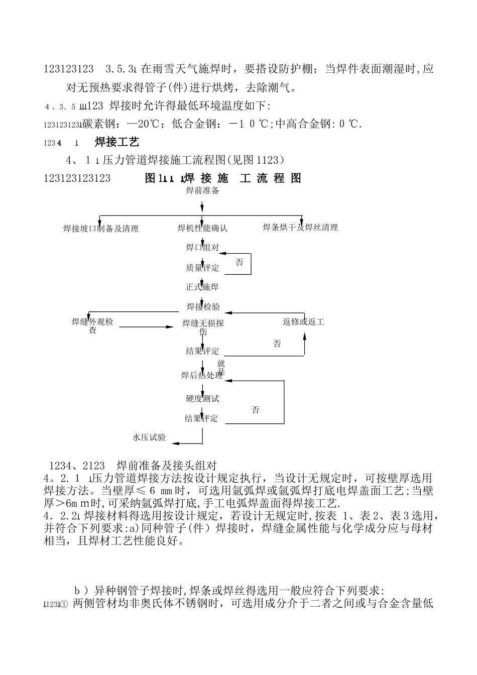 压力管道焊接工艺规程_第3页