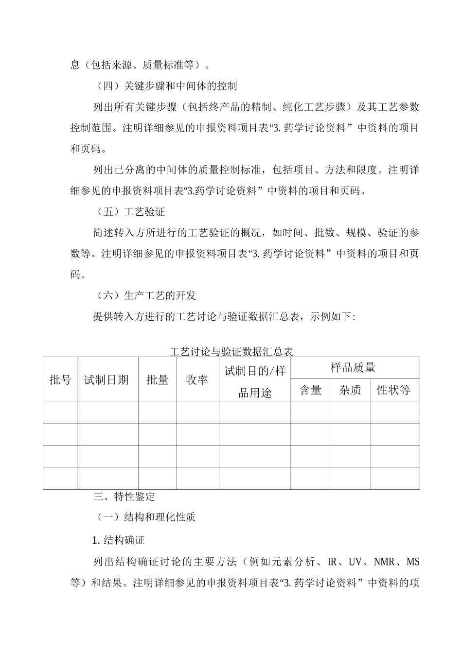 原料药药学主要研究信息要求_第2页