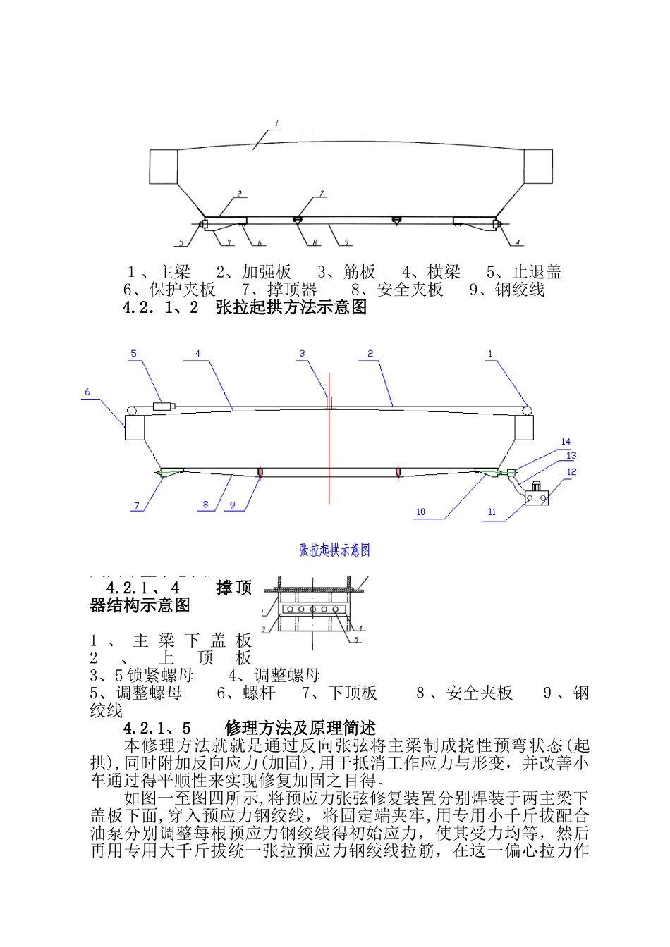 双梁桥式起重机起拱、加固方案_第3页