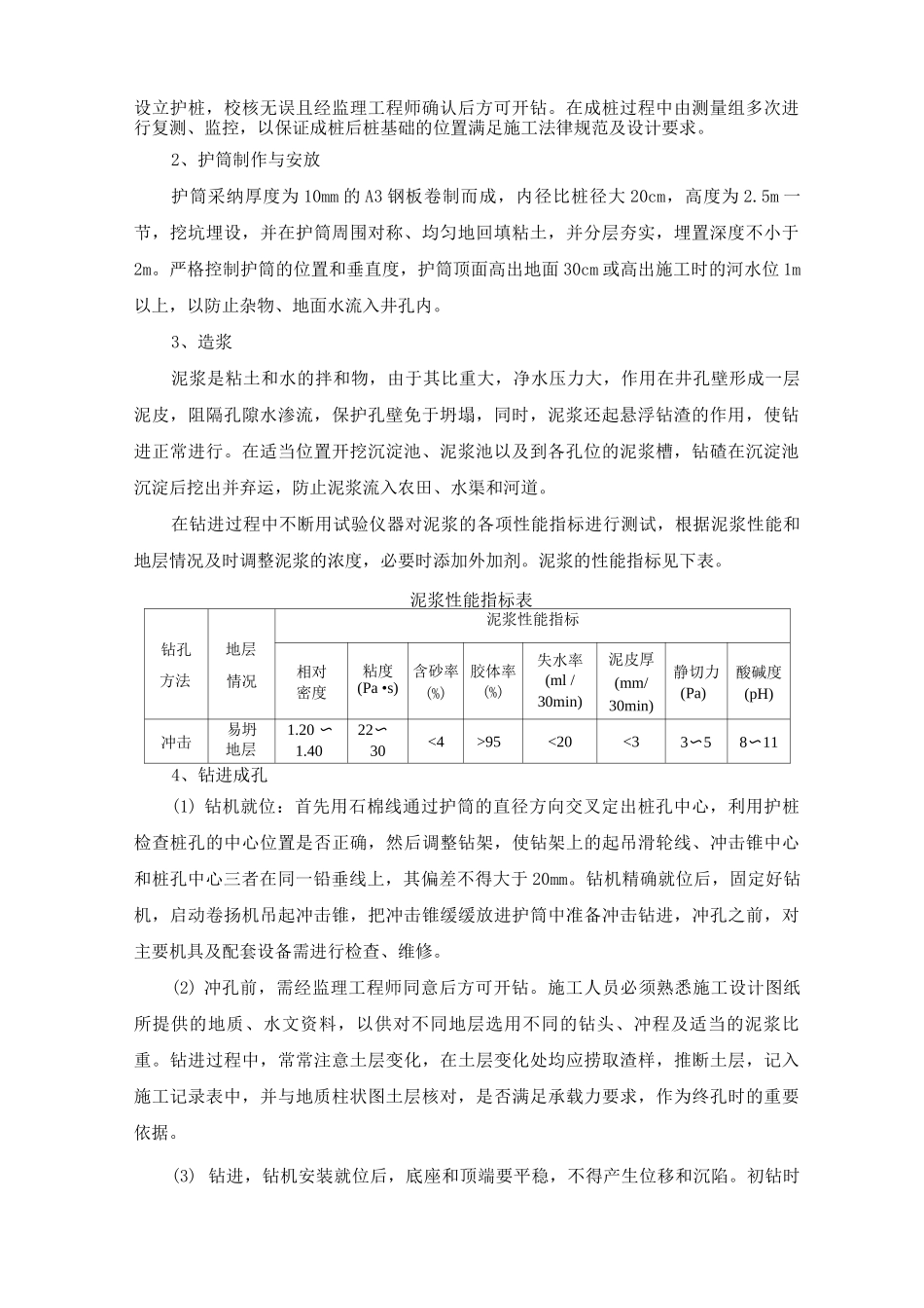 反循环冲击钻钻孔灌注桩施工工艺方法_第2页