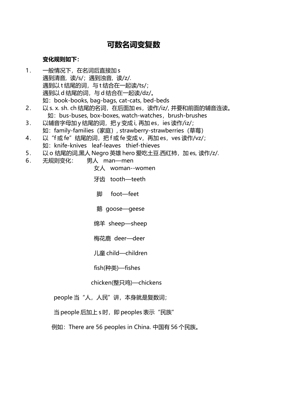 变复数和音标_第2页
