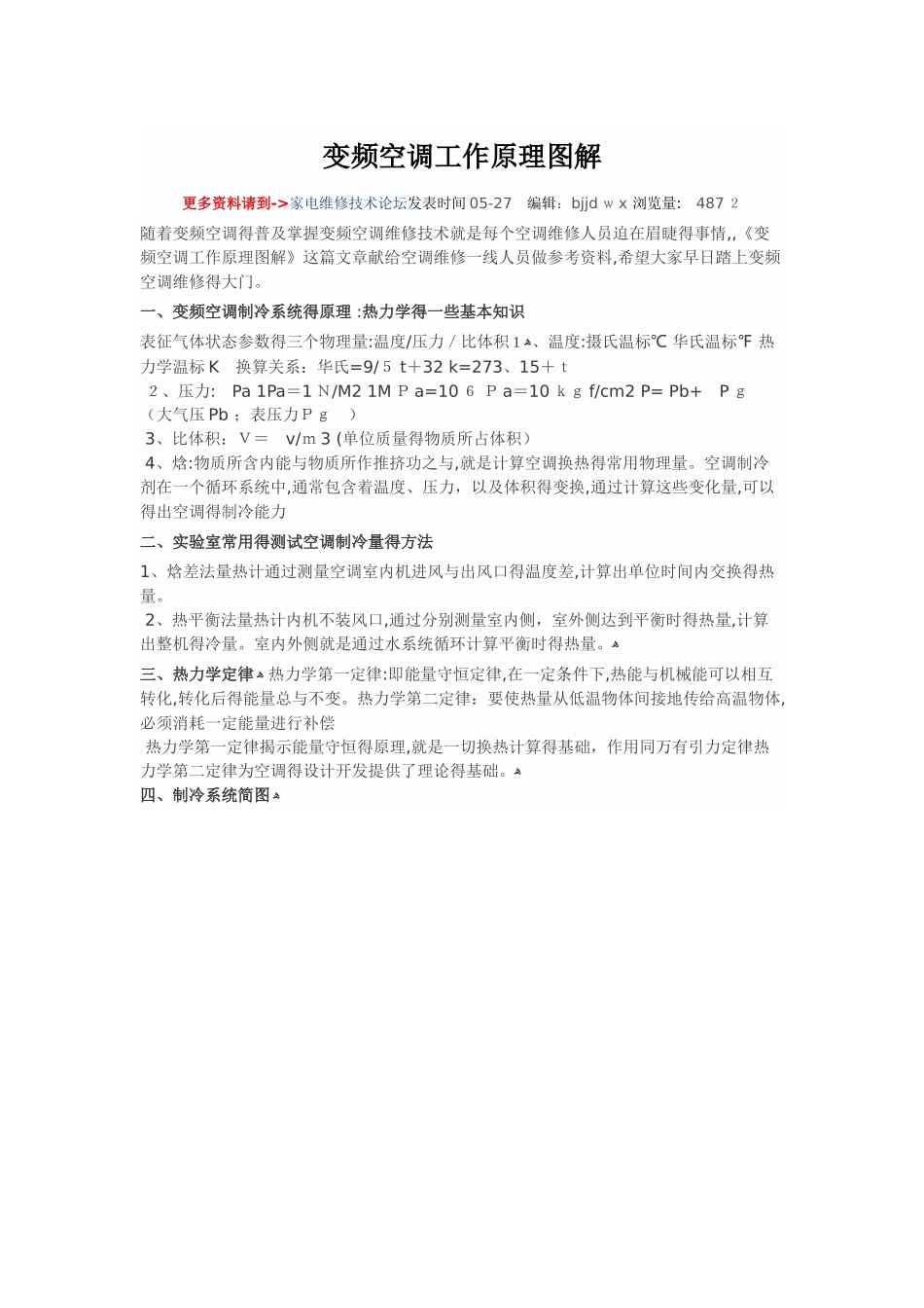 变频空调工作原理图解_第1页