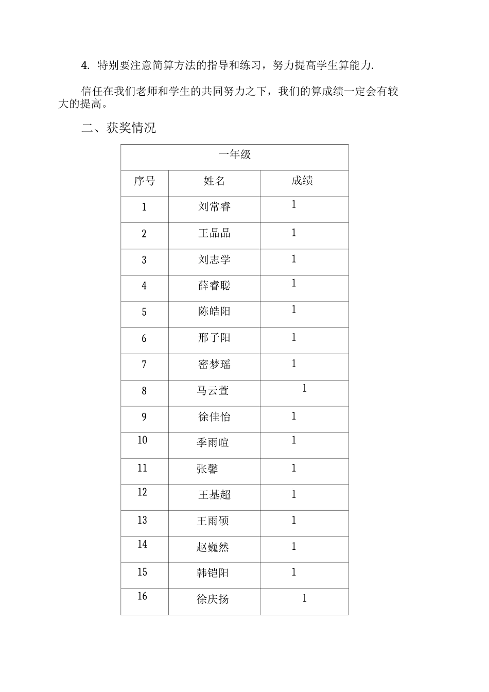 口算比赛活动总结_第2页