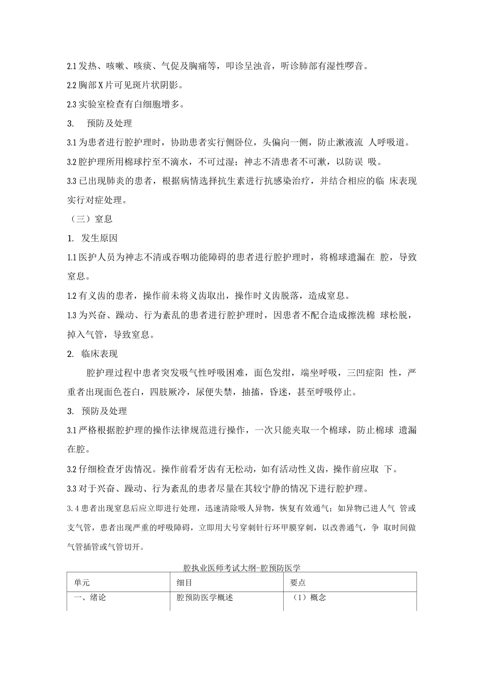 口腔护理技术操作和发症预防及处理_第2页