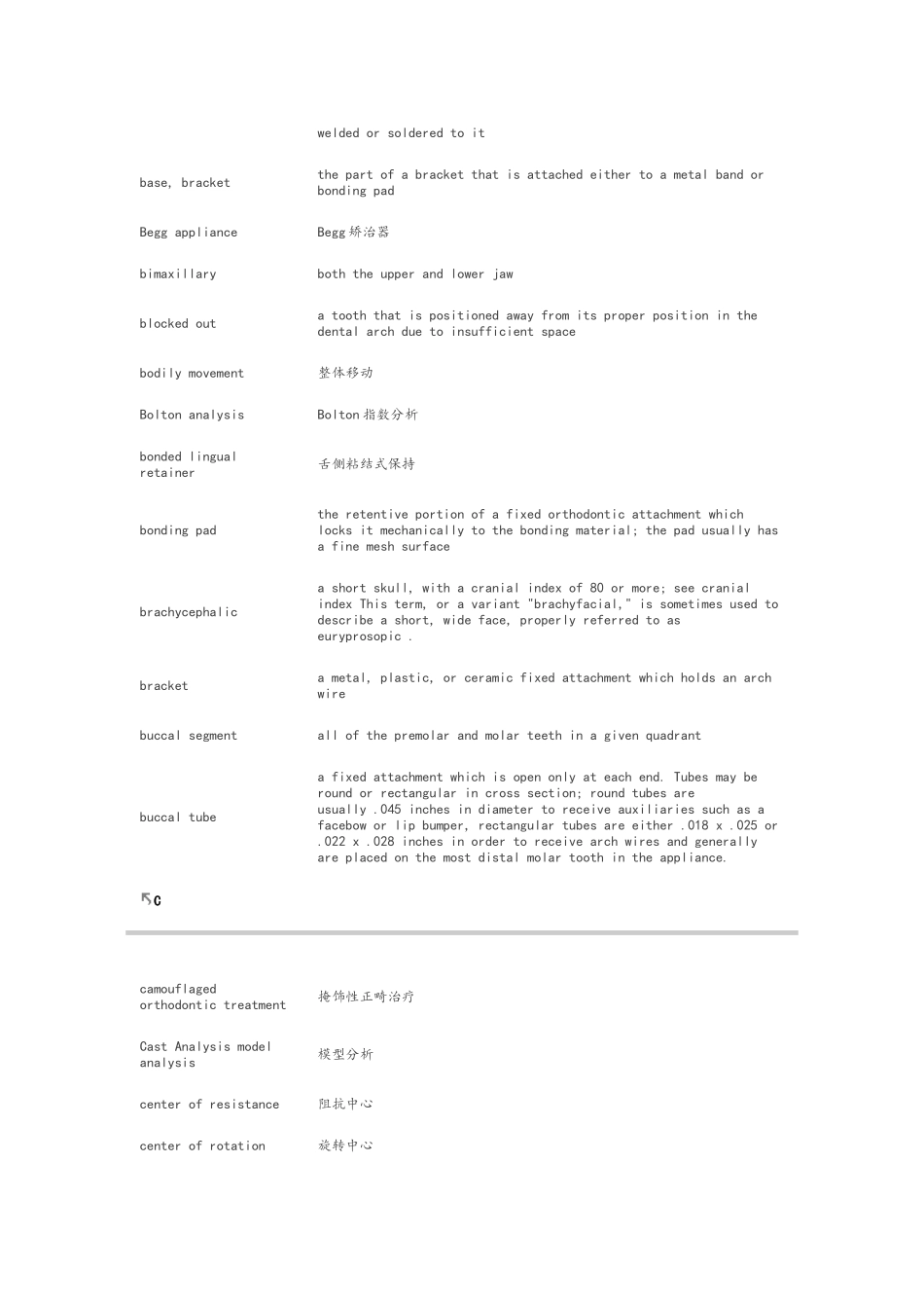 口腔正畸学词汇_第2页