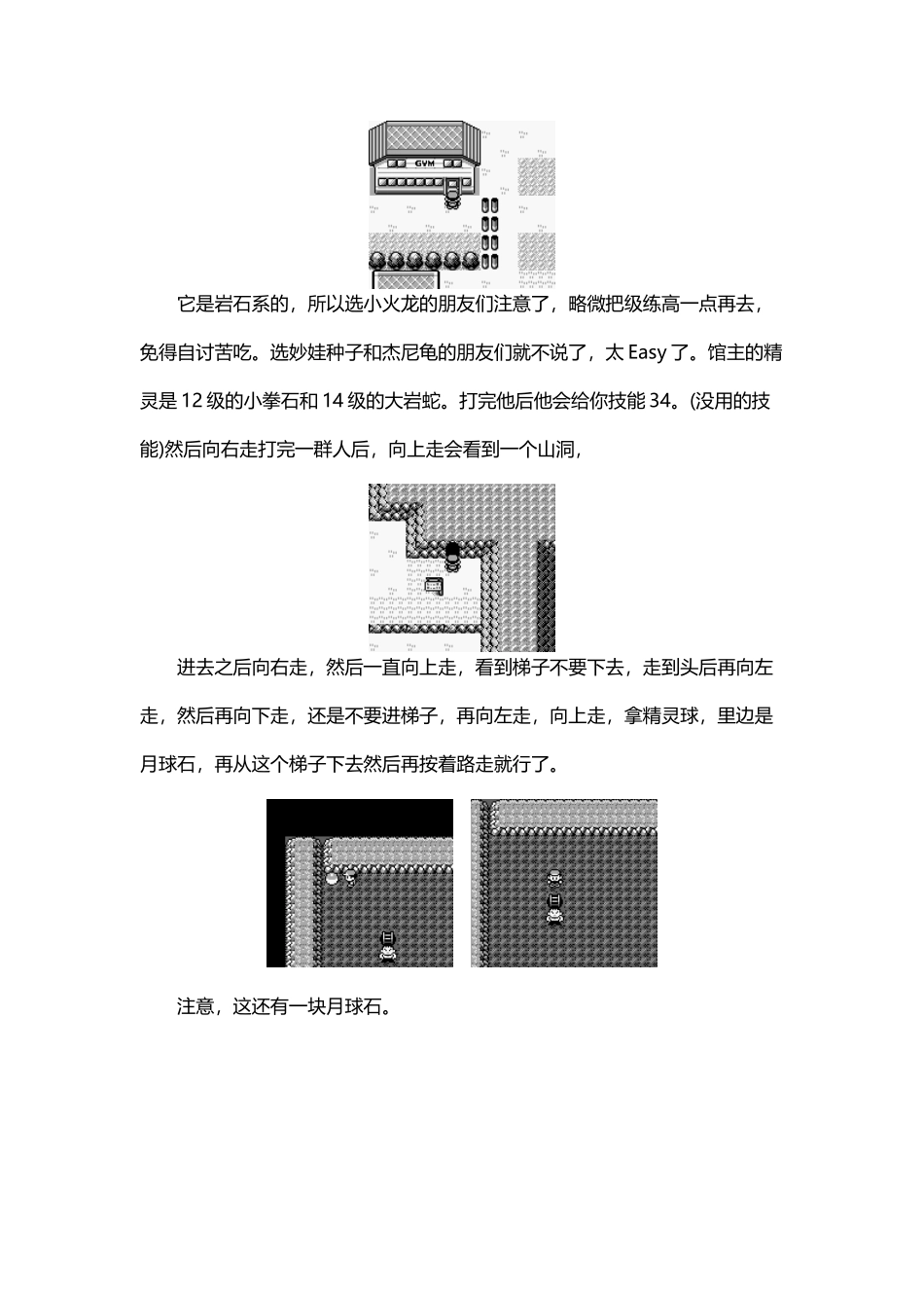 口袋妖怪黄图文攻略_第3页