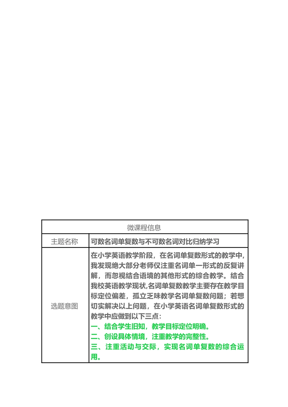 可数名词单复数与不可数名词对比归纳学习_第3页