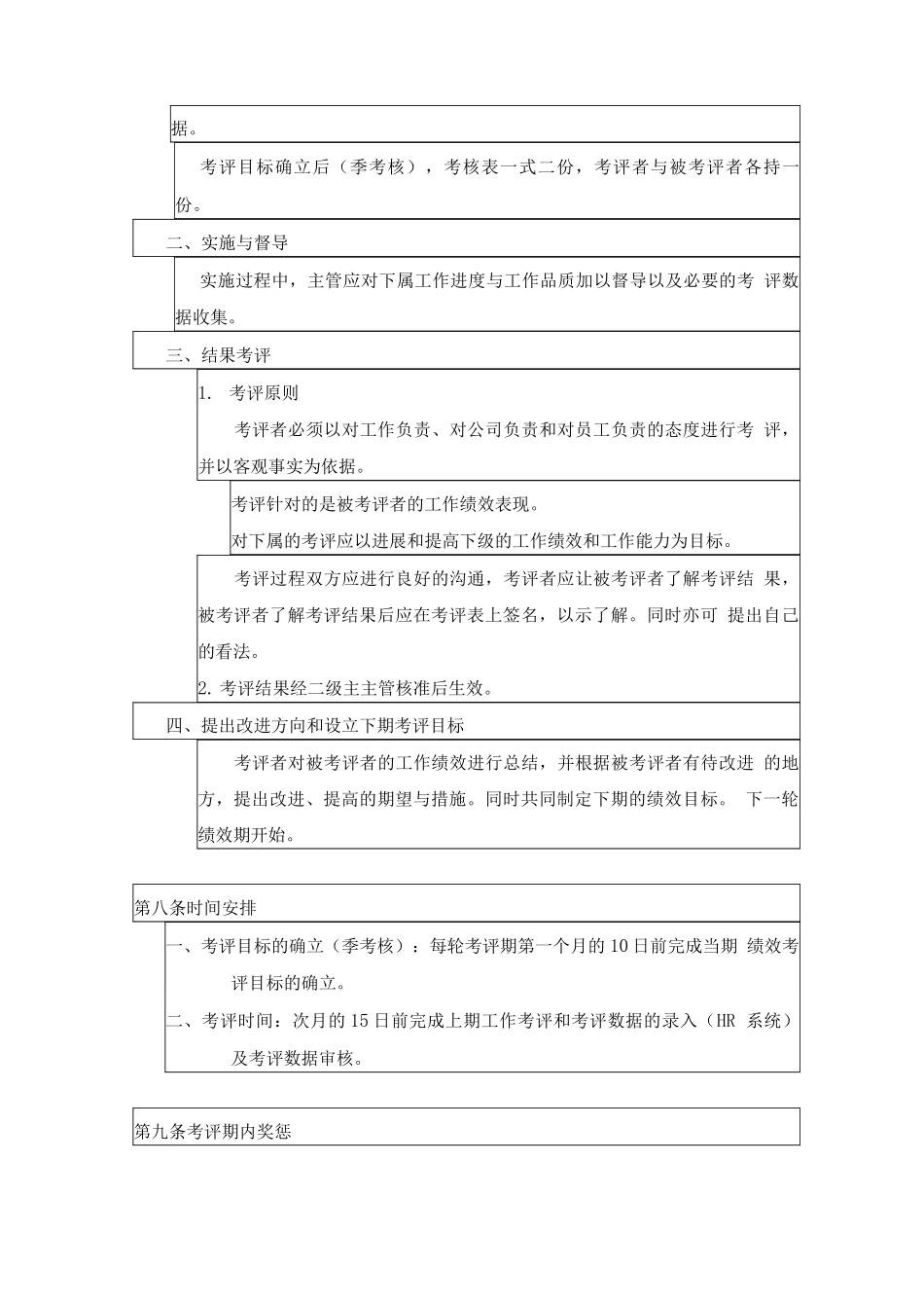 台资企业绩效考核管理制度_第3页