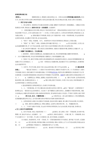 各型小儿脑瘫的康复训练方法