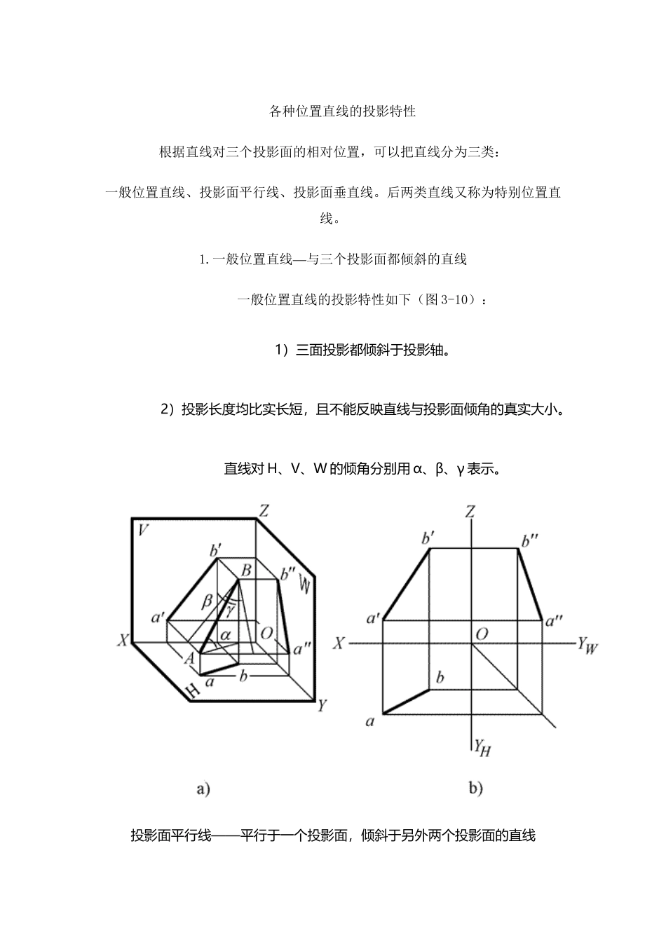 各种位置直线的投影特性_第2页