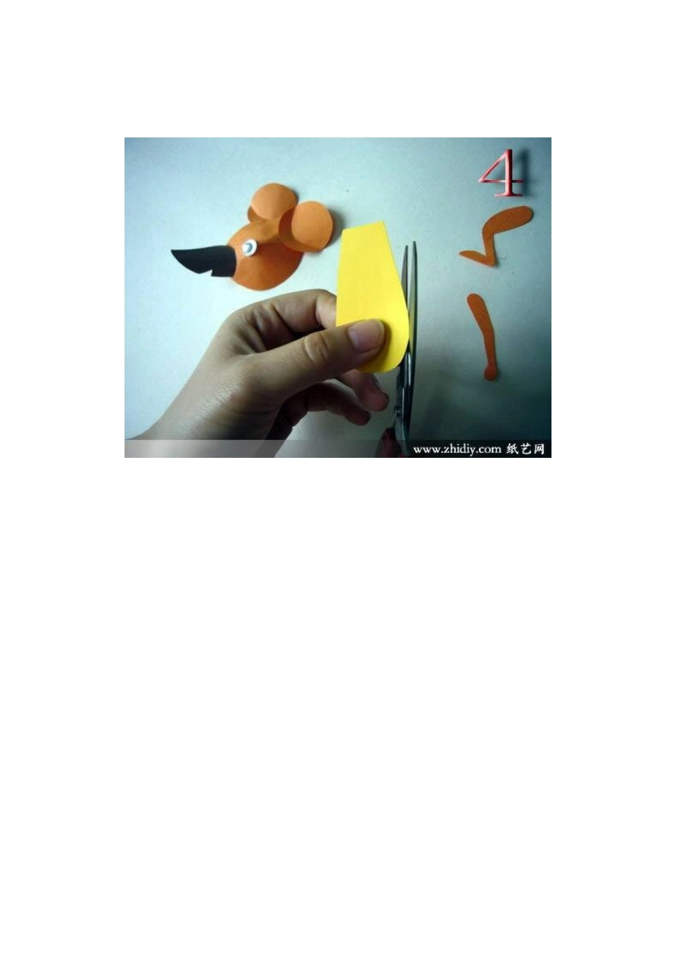 各种可爱的纸偶详细制作过程图分解_第3页