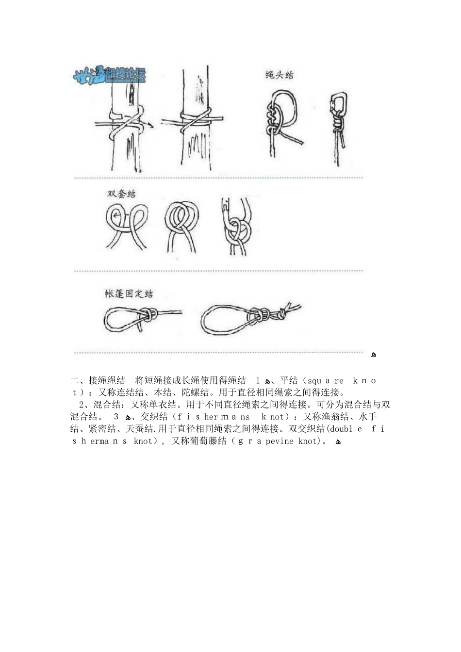 各种绳结打法_第3页