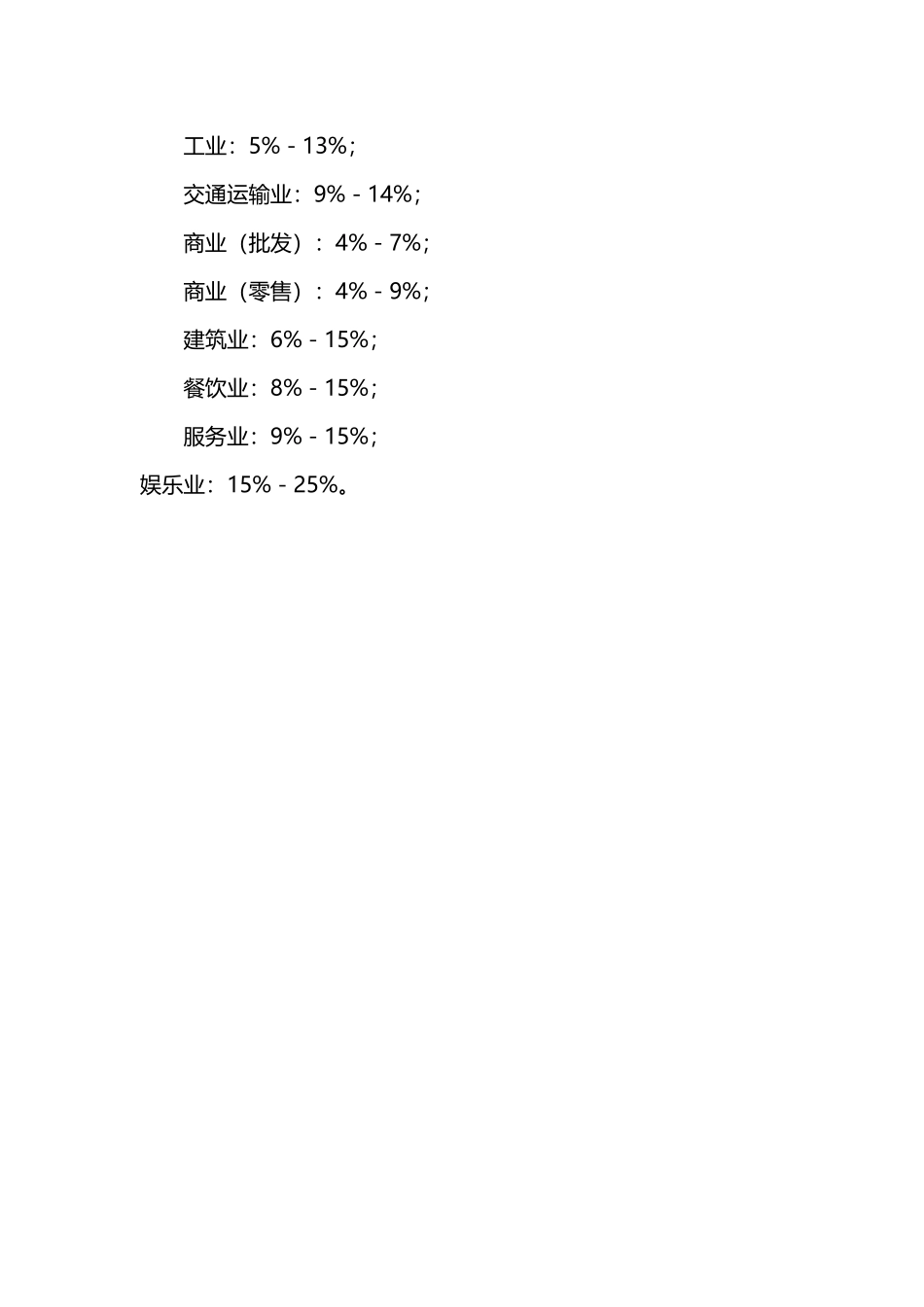 各行业的平均利润率_第3页