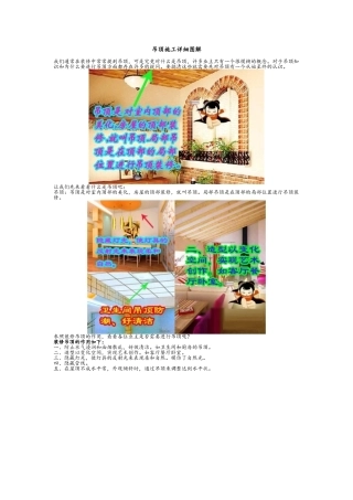 吊顶施工详细图解