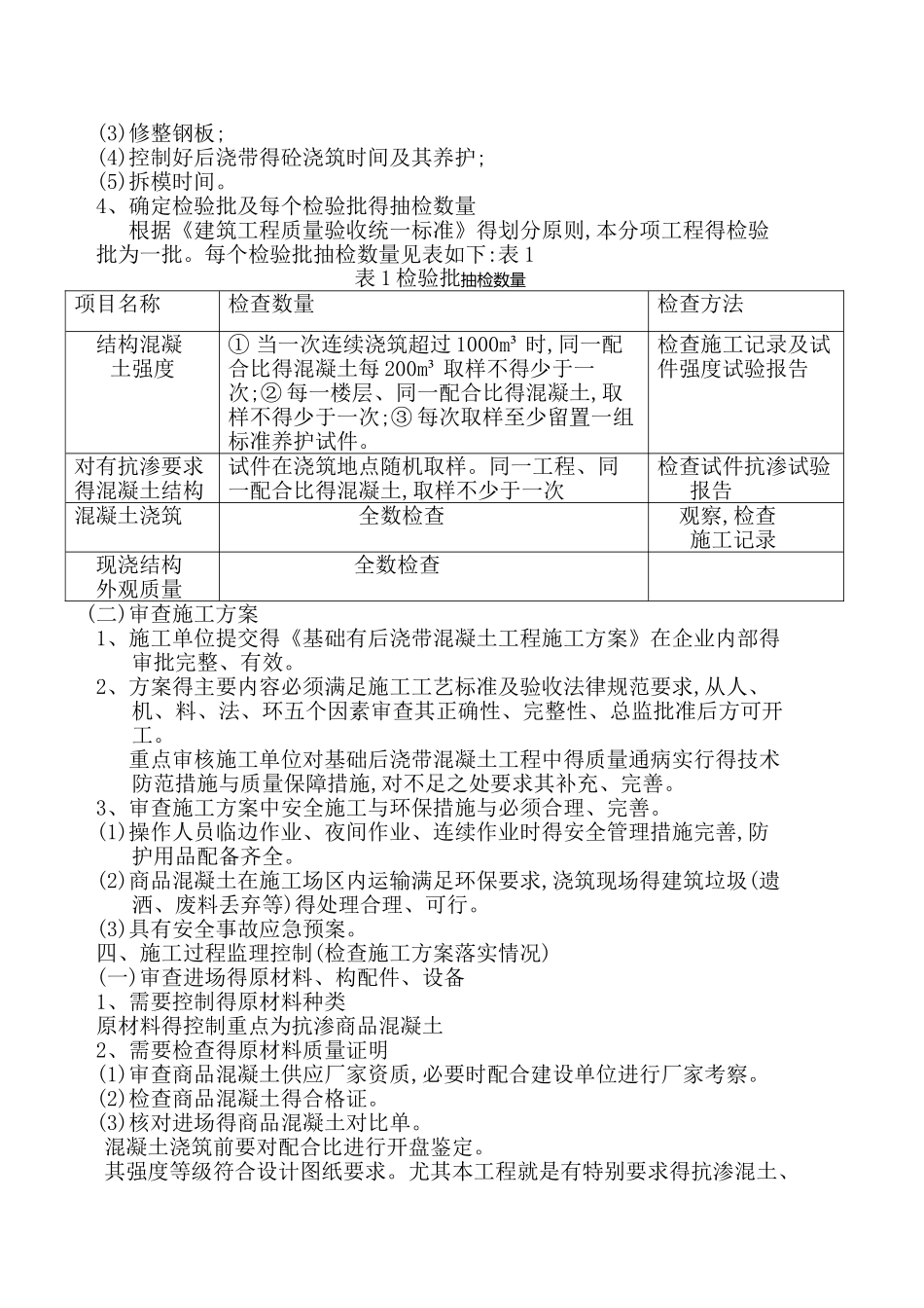 后浇带监理细则_第3页