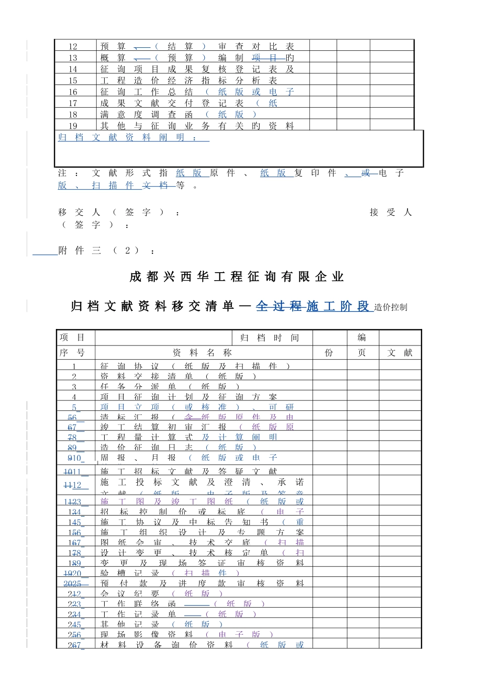 咨询项目档案管理制度_第2页