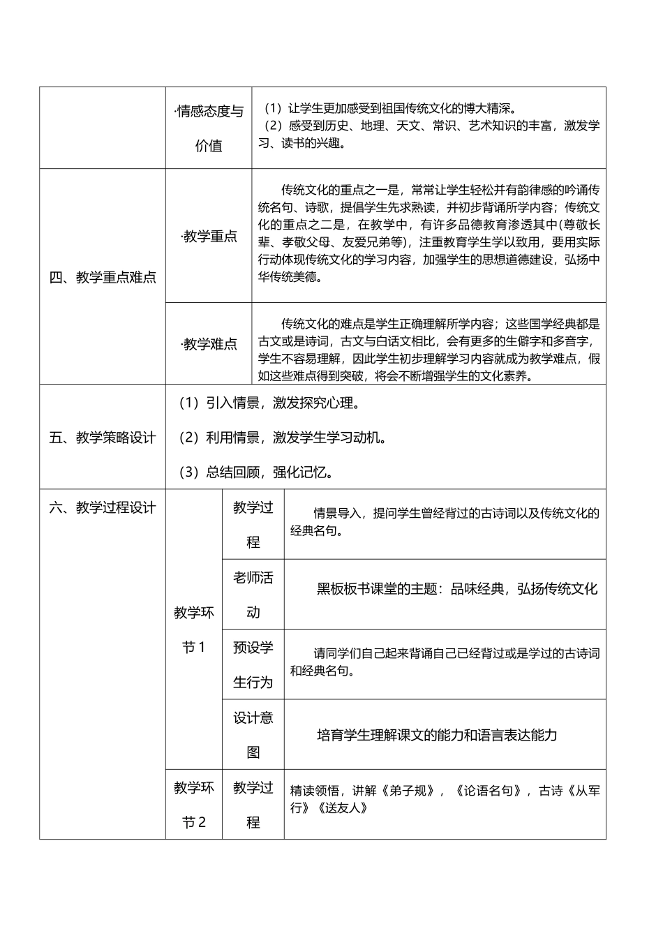 品味经典-弘扬传统文化教学设计_第3页