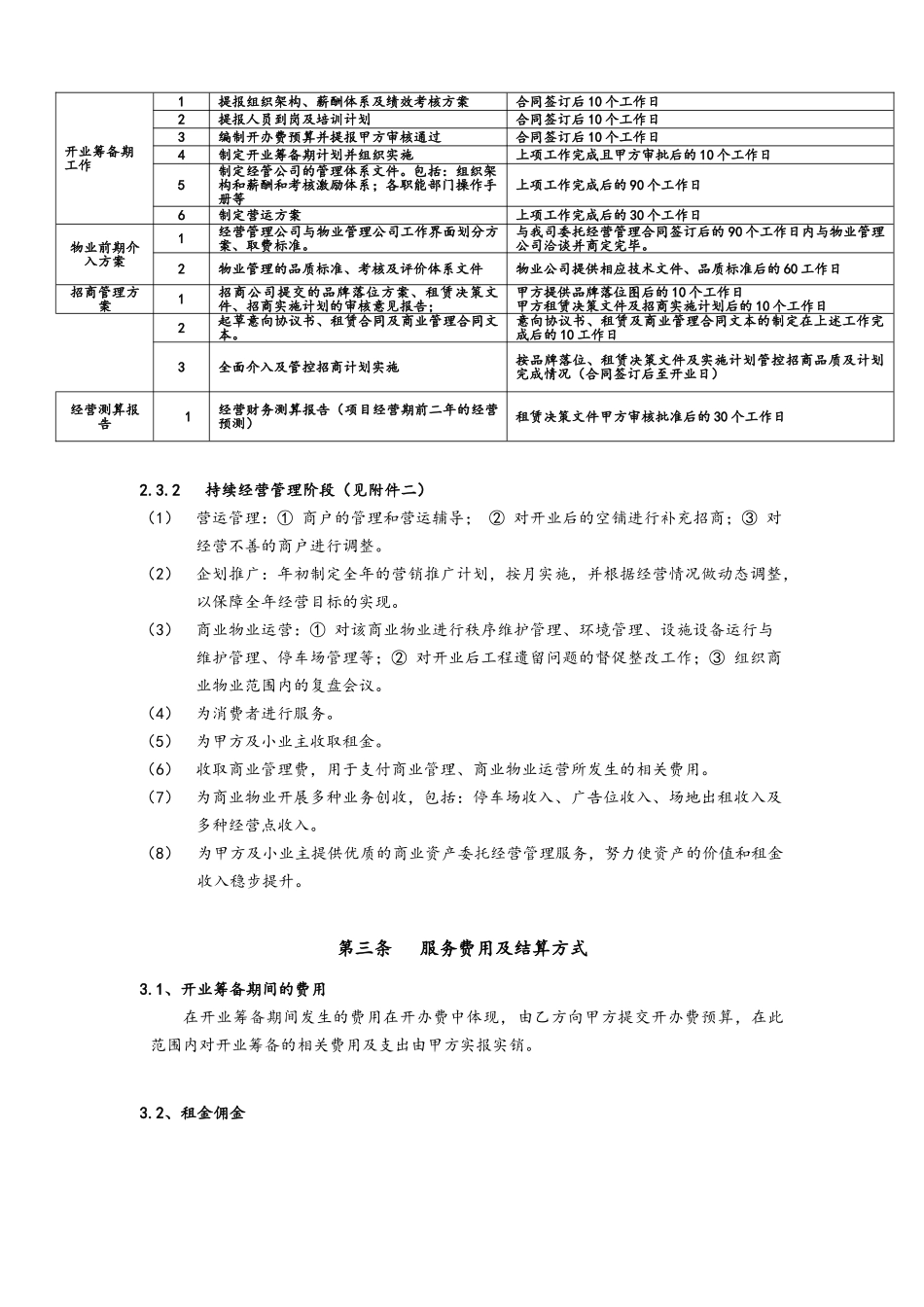 商业委托经营管理合同_第3页