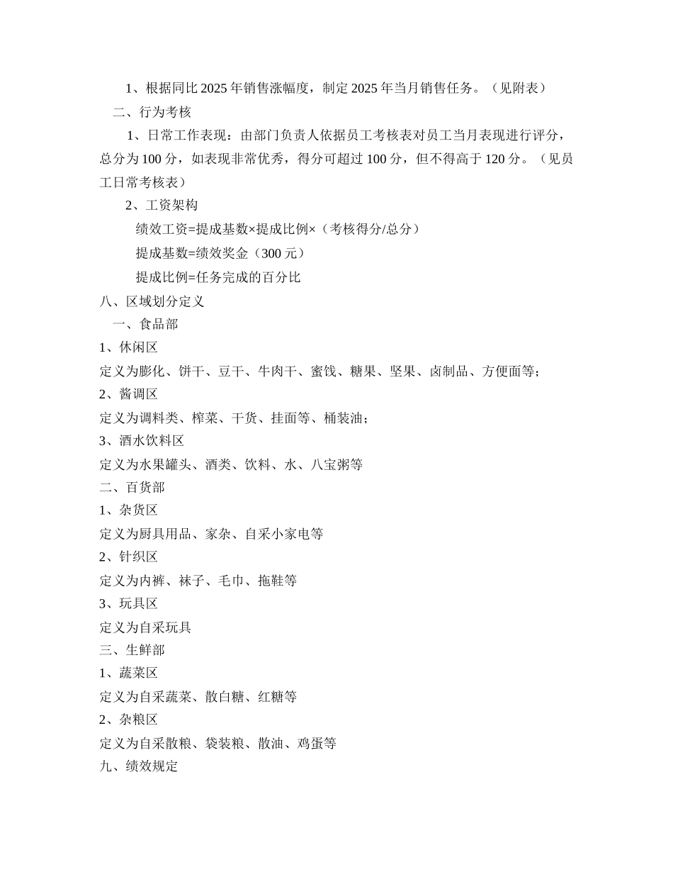 商品部员工绩效考核方案_第2页