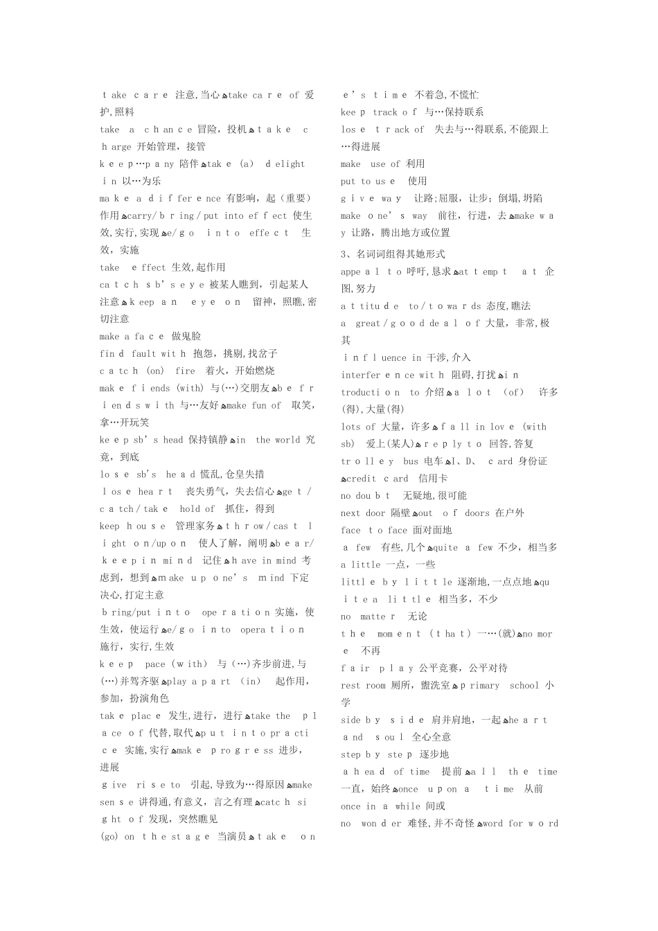 四六级高频词汇表_第2页