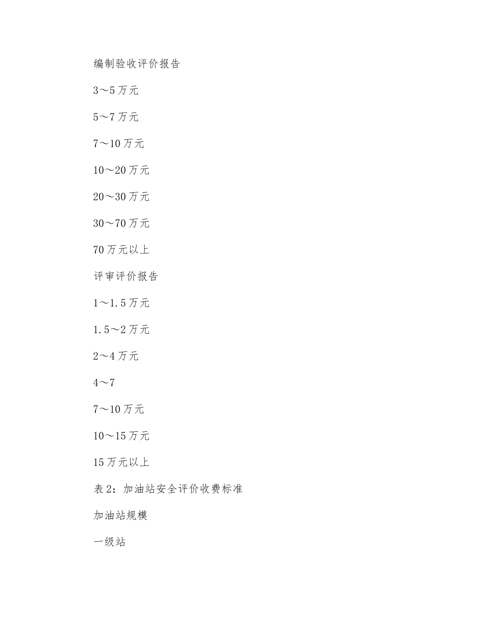 四川省安全评价行业指导价格_第2页