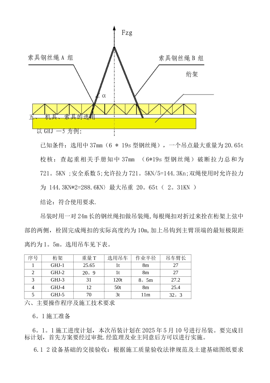 回收外线桁架吊装施工方案_第3页