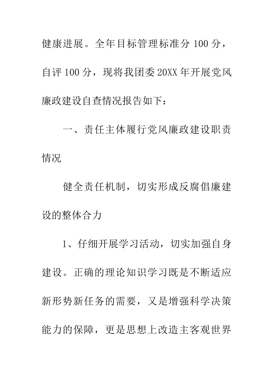 团委党风廉政建设剖析整改_第3页