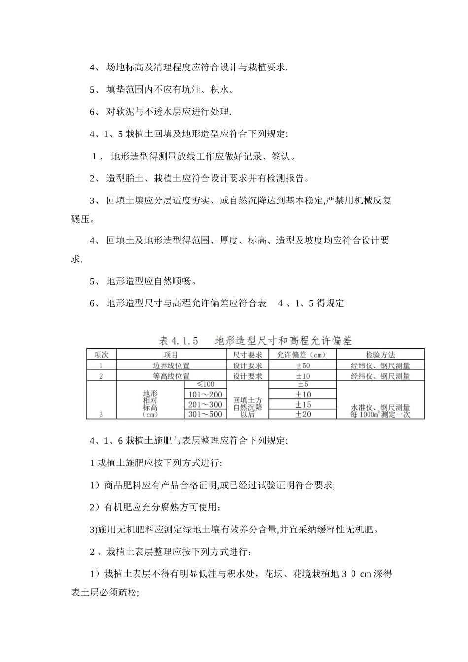 园林绿化规范土质要求_第3页