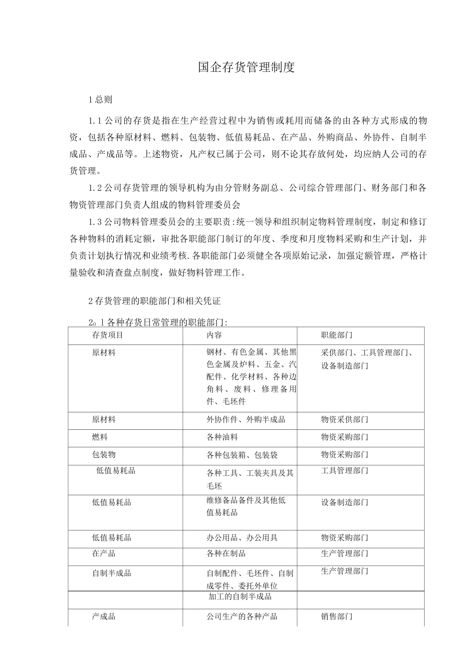 国企存货管理制度_第1页