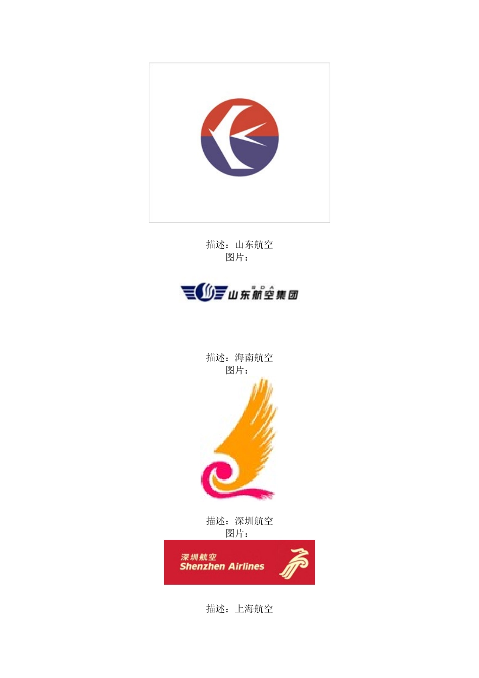 国内各航空公司标志_第3页