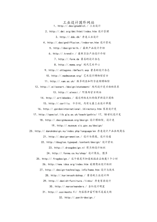 国外工业设计网站
