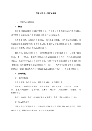 国际工程公司样本