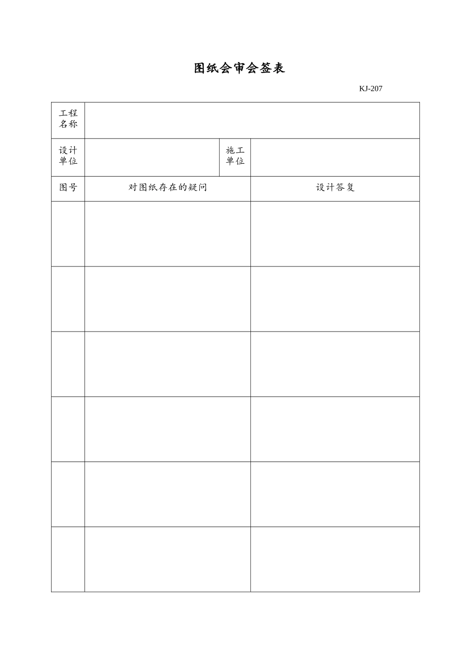 图纸会审会签表_第2页