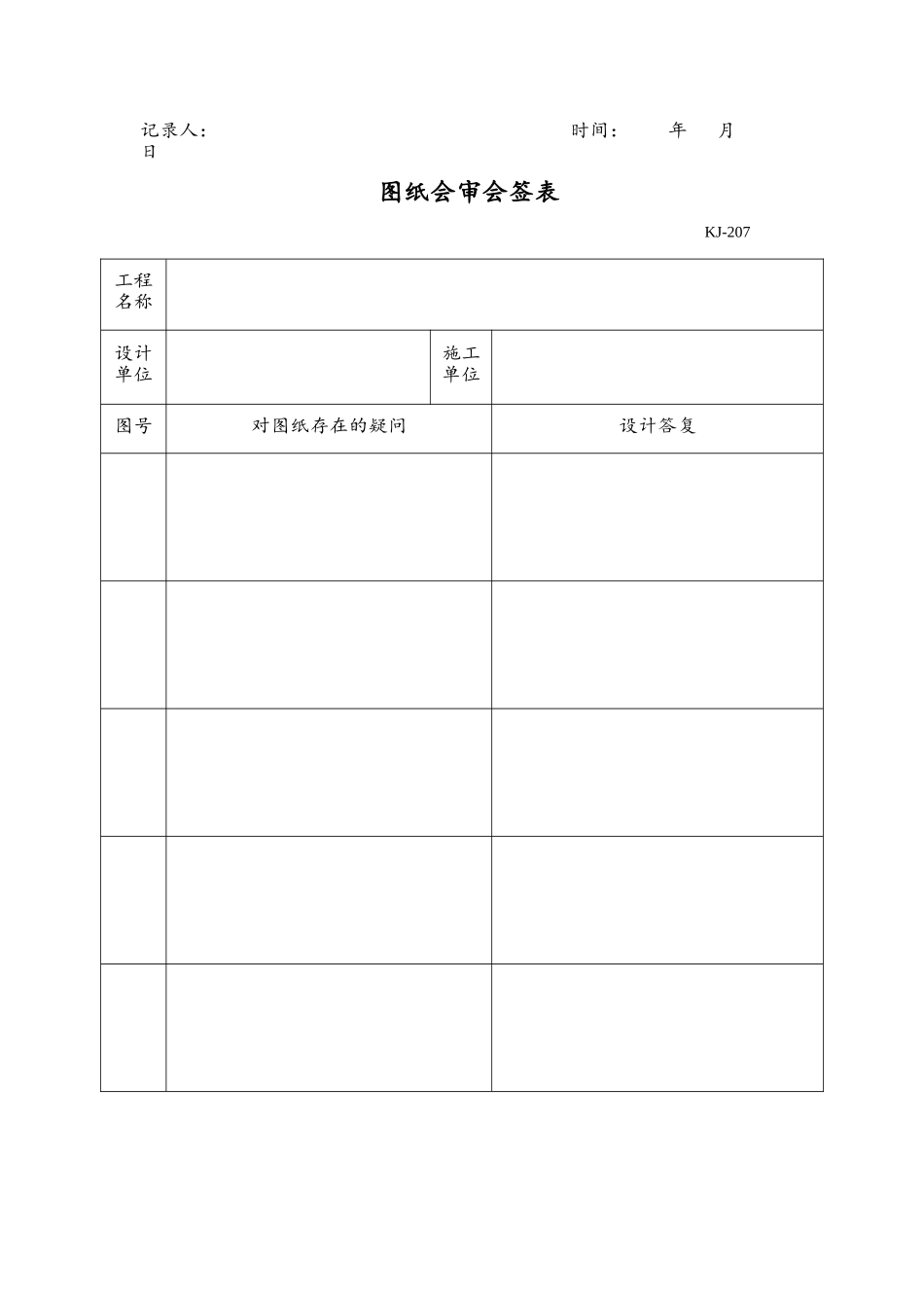 图纸会审会签表_第3页