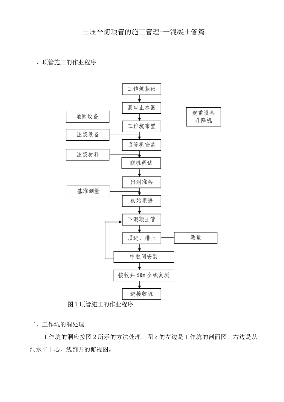 土压平衡顶管的施工管理_第1页