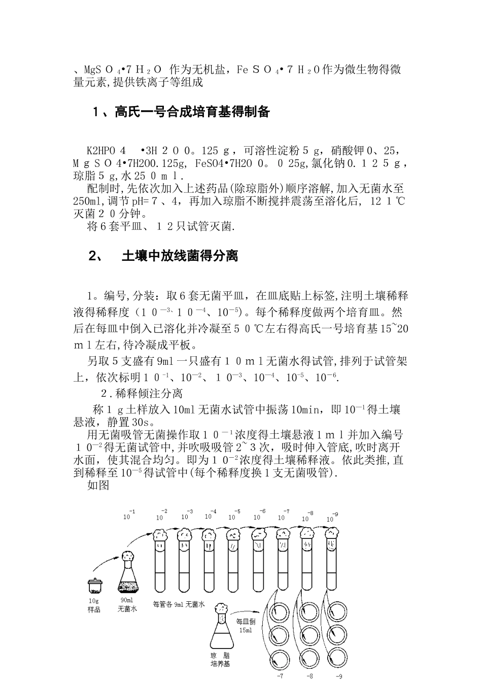土壤中放线菌的分离与纯化_第2页