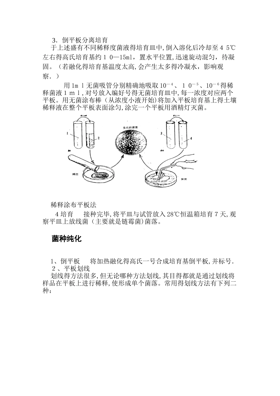 土壤中放线菌的分离与纯化_第3页