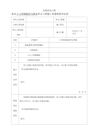 土工织物水利水电