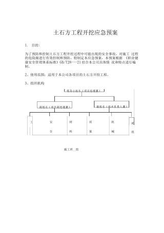 土石方应急预案