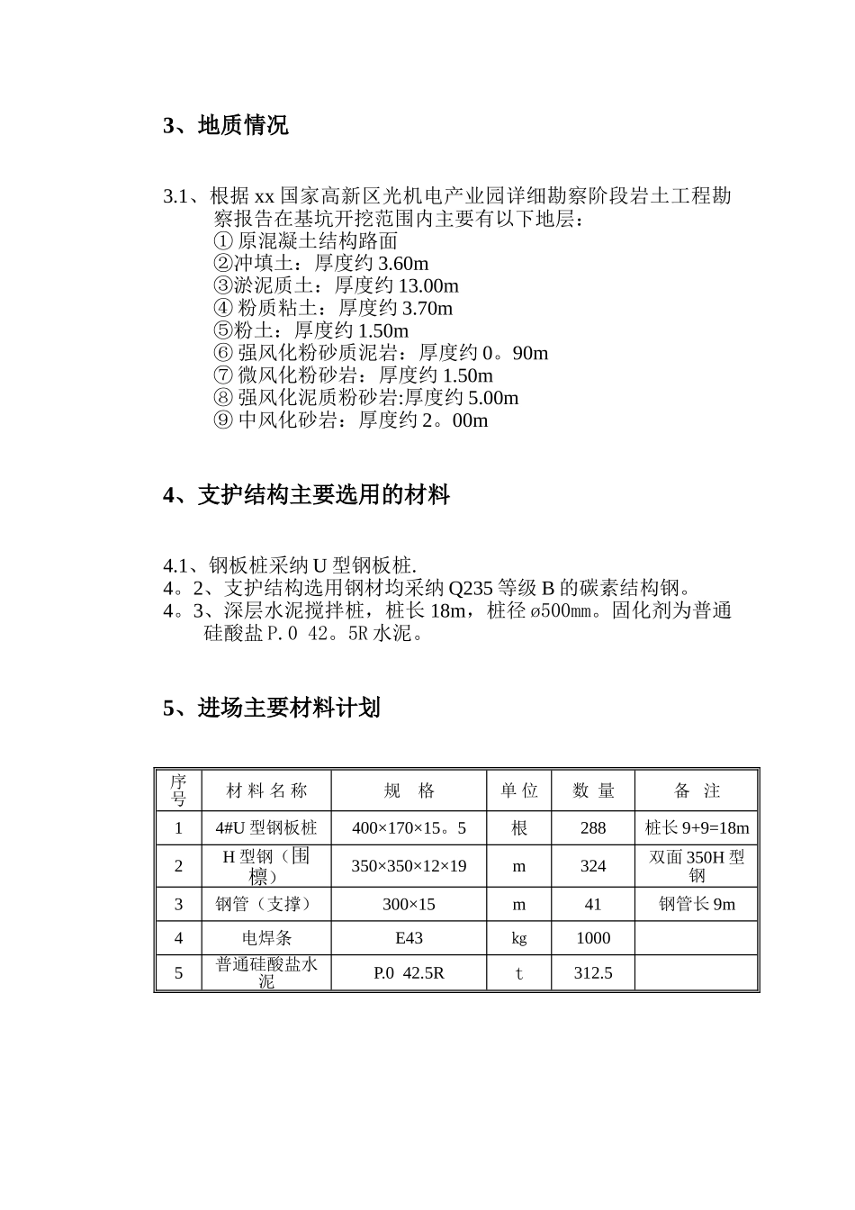 地下水池基坑支护及土方开挖施工方案40页_第3页