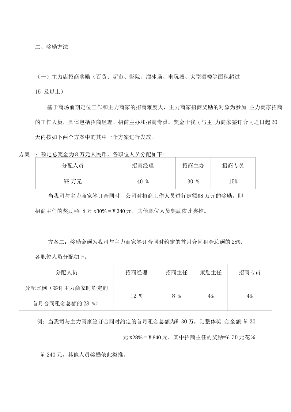 地产公司招商奖励方法_第3页