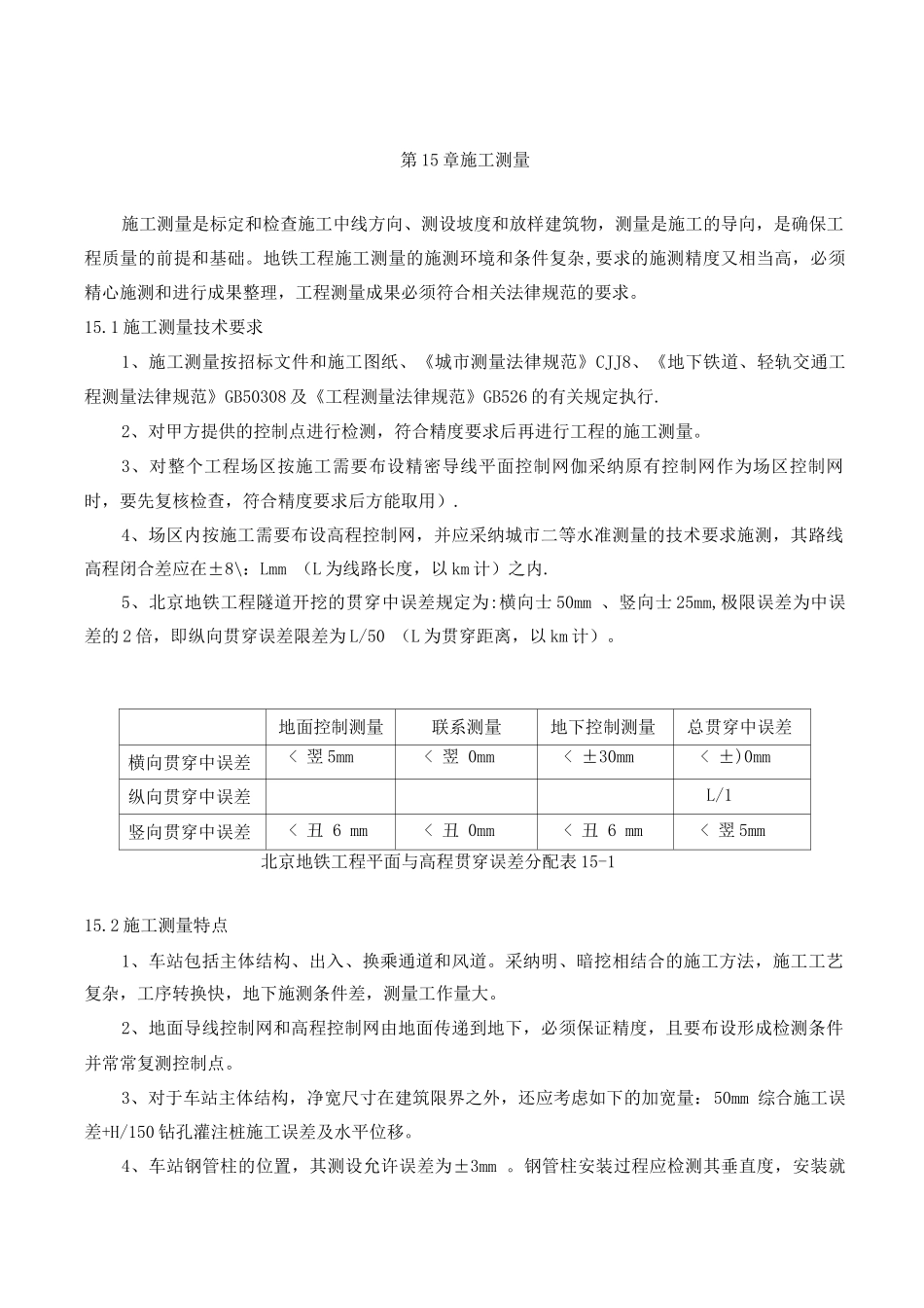 地铁施工测量技术方案_第1页