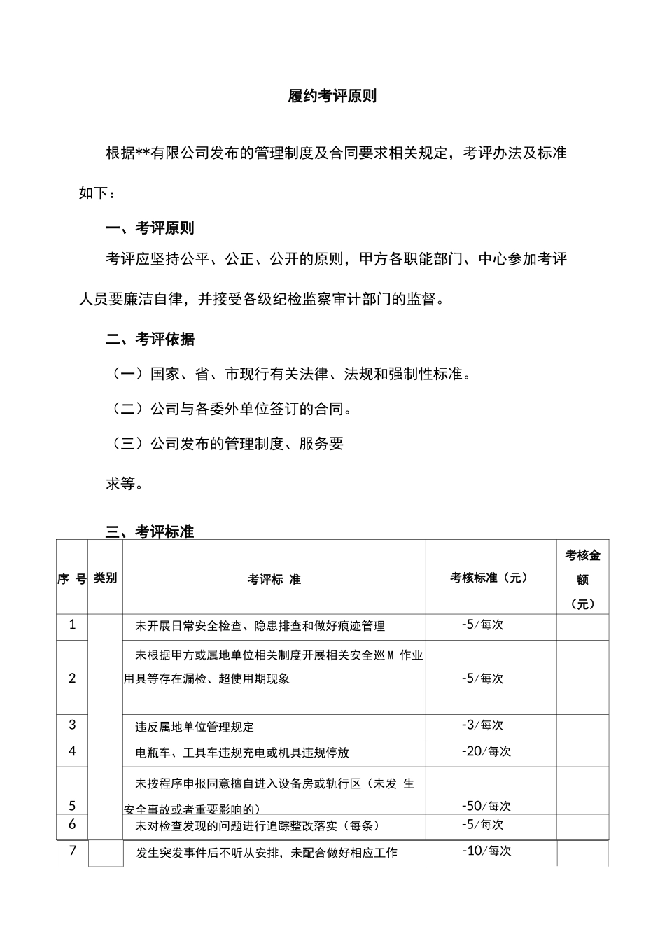 地铁车站物业履约考评原则_第1页