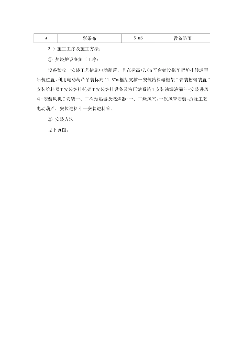 垃圾焚烧炉、进料斗安装专项方案_第2页