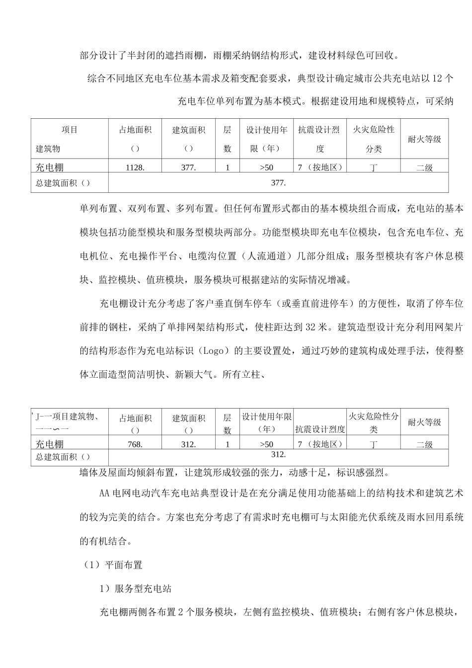 城市公共充电站土建部分设计方案_第3页