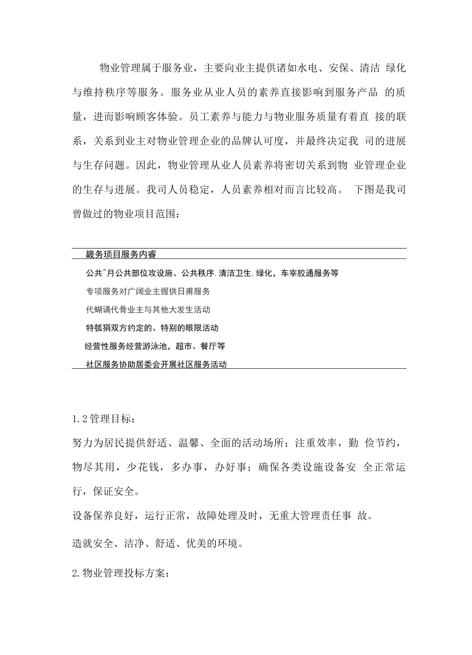 城市社区物业管理方案_第2页