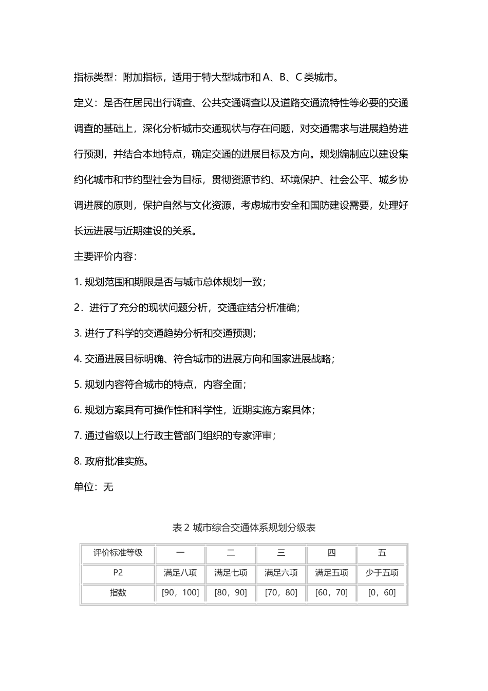 城市道路交通管理评价指标体系_第3页